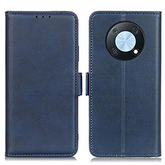 Coque Portefeuille Livre Cuir Etui Clapet M15L pour Huawei Nova Y90 Bleu