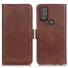 Coque Portefeuille Livre Cuir Etui Clapet M15L pour Motorola Moto G Play (2023) Marron