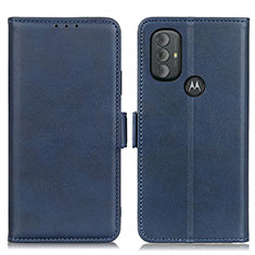 Coque Portefeuille Livre Cuir Etui Clapet M15L pour Motorola Moto G Power (2022) Bleu