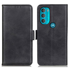 Coque Portefeuille Livre Cuir Etui Clapet M15L pour Motorola Moto G71 5G Noir