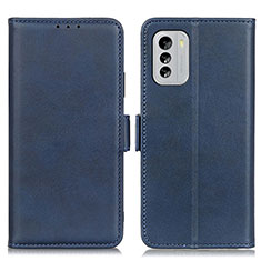 Coque Portefeuille Livre Cuir Etui Clapet M15L pour Nokia G60 5G Bleu