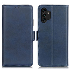 Coque Portefeuille Livre Cuir Etui Clapet M15L pour Samsung Galaxy A04s Bleu