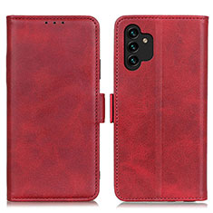 Coque Portefeuille Livre Cuir Etui Clapet M15L pour Samsung Galaxy A04s Rouge