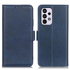 Coque Portefeuille Livre Cuir Etui Clapet M15L pour Samsung Galaxy A33 5G Bleu