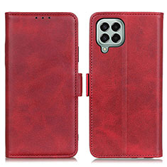 Coque Portefeuille Livre Cuir Etui Clapet M15L pour Samsung Galaxy M33 5G Rouge