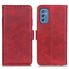Coque Portefeuille Livre Cuir Etui Clapet M15L pour Samsung Galaxy M52 5G Rouge
