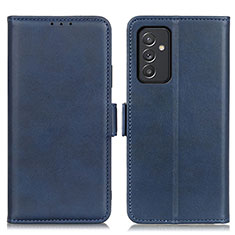 Coque Portefeuille Livre Cuir Etui Clapet M15L pour Samsung Galaxy Quantum2 5G Bleu