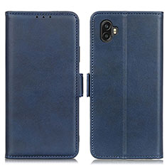 Coque Portefeuille Livre Cuir Etui Clapet M15L pour Samsung Galaxy Xcover Pro 2 5G Bleu