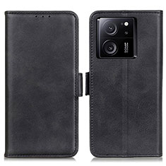 Coque Portefeuille Livre Cuir Etui Clapet M15L pour Xiaomi Mi 13T 5G Noir