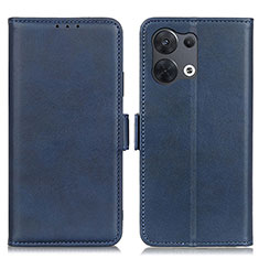 Coque Portefeuille Livre Cuir Etui Clapet M15L pour Xiaomi Redmi Note 13 5G Bleu
