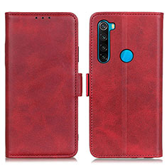 Coque Portefeuille Livre Cuir Etui Clapet M15L pour Xiaomi Redmi Note 8 (2021) Rouge