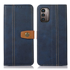 Coque Portefeuille Livre Cuir Etui Clapet M16L pour Nokia G11 Bleu