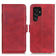 Coque Portefeuille Livre Cuir Etui Clapet M29L pour Samsung Galaxy S21 Ultra 5G Rouge