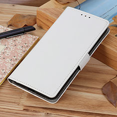 Coque Portefeuille Livre Cuir Etui Clapet ML8 pour Samsung Galaxy A04s Blanc