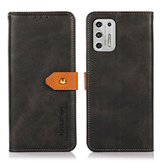 Coque Portefeuille Livre Cuir Etui Clapet N01P pour Motorola Moto G Stylus (2021) Noir