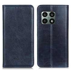Coque Portefeuille Livre Cuir Etui Clapet N01P pour OnePlus 10 Pro 5G Bleu