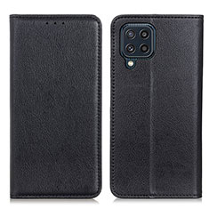 Coque Portefeuille Livre Cuir Etui Clapet N01P pour Samsung Galaxy M32 4G Noir