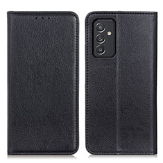 Coque Portefeuille Livre Cuir Etui Clapet N01P pour Samsung Galaxy Quantum2 5G Noir