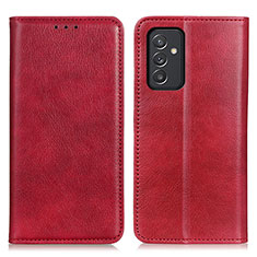 Coque Portefeuille Livre Cuir Etui Clapet N01P pour Samsung Galaxy Quantum2 5G Rouge