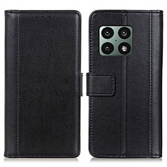 Coque Portefeuille Livre Cuir Etui Clapet N02P pour OnePlus 10 Pro 5G Noir