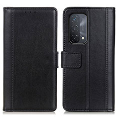 Coque Portefeuille Livre Cuir Etui Clapet N02P pour OnePlus Nord N200 5G Noir