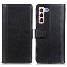 Coque Portefeuille Livre Cuir Etui Clapet N02P pour Samsung Galaxy S23 5G Noir