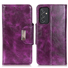 Coque Portefeuille Livre Cuir Etui Clapet N04P pour Samsung Galaxy A05s Violet