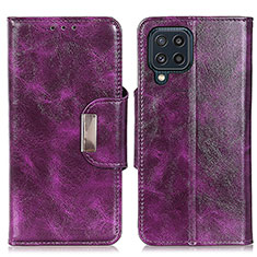 Coque Portefeuille Livre Cuir Etui Clapet N04P pour Samsung Galaxy M32 4G Violet