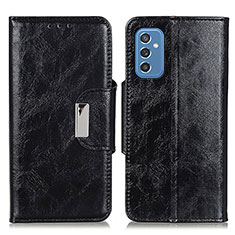 Coque Portefeuille Livre Cuir Etui Clapet N04P pour Samsung Galaxy M52 5G Noir