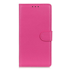 Coque Portefeuille Livre Cuir Etui Clapet N05 pour Huawei P40 Pro Rose Rouge