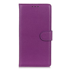 Coque Portefeuille Livre Cuir Etui Clapet N05 pour Huawei P40 Pro Violet