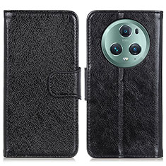 Coque Portefeuille Livre Cuir Etui Clapet N05P pour Huawei Honor Magic5 Pro 5G Noir
