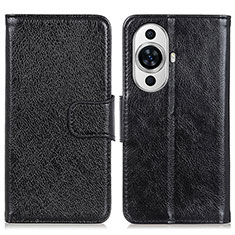 Coque Portefeuille Livre Cuir Etui Clapet N05P pour Huawei Nova 11 Pro Noir