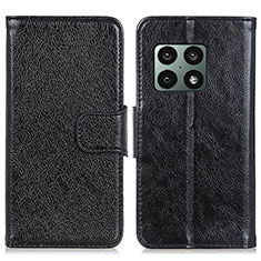 Coque Portefeuille Livre Cuir Etui Clapet N05P pour OnePlus 10 Pro 5G Noir