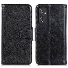 Coque Portefeuille Livre Cuir Etui Clapet N05P pour Samsung Galaxy A15 5G Noir