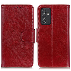 Coque Portefeuille Livre Cuir Etui Clapet N05P pour Samsung Galaxy A15 5G Rouge