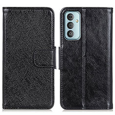 Coque Portefeuille Livre Cuir Etui Clapet N05P pour Samsung Galaxy M13 4G Noir