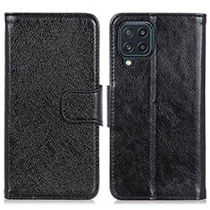 Coque Portefeuille Livre Cuir Etui Clapet N05P pour Samsung Galaxy M32 4G Noir