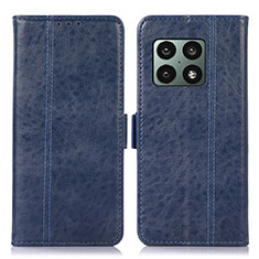 Coque Portefeuille Livre Cuir Etui Clapet N06P pour OnePlus 10 Pro 5G Bleu