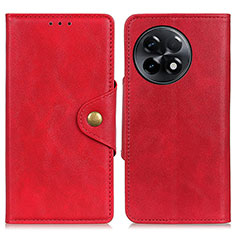 Coque Portefeuille Livre Cuir Etui Clapet N06P pour OnePlus Ace 2 5G Rouge
