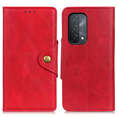Coque Portefeuille Livre Cuir Etui Clapet N06P pour OnePlus Nord N200 5G Rouge