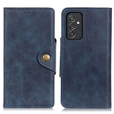 Coque Portefeuille Livre Cuir Etui Clapet N06P pour Samsung Galaxy A05s Bleu