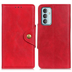 Coque Portefeuille Livre Cuir Etui Clapet N06P pour Samsung Galaxy M13 4G Rouge