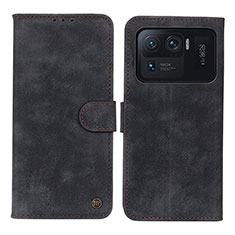 Coque Portefeuille Livre Cuir Etui Clapet N06P pour Xiaomi Mi 11 Ultra 5G Noir