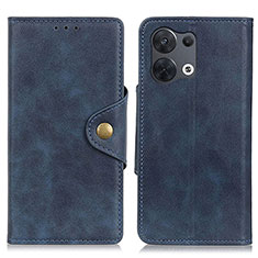 Coque Portefeuille Livre Cuir Etui Clapet N06P pour Xiaomi Redmi Note 13 5G Bleu