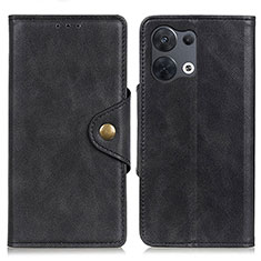Coque Portefeuille Livre Cuir Etui Clapet N06P pour Xiaomi Redmi Note 13 5G Noir