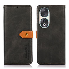 Coque Portefeuille Livre Cuir Etui Clapet N07P pour Huawei Honor 90 5G Noir