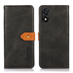 Coque Portefeuille Livre Cuir Etui Clapet N07P pour Huawei Honor X5 Noir