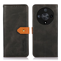 Coque Portefeuille Livre Cuir Etui Clapet N07P pour Huawei Honor X9b 5G Noir