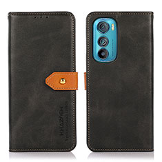 Coque Portefeuille Livre Cuir Etui Clapet N07P pour Motorola Moto Edge 30 5G Noir